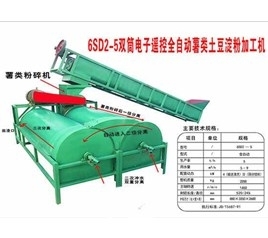 薯類(lèi)制粉設備深加工工藝是什么呢？