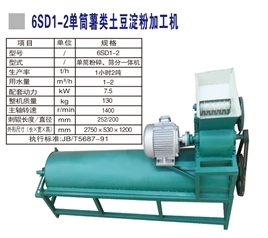 葛根淀粉設備的加工流程